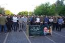 اجتماع دانشگاهیان دانشگاه شیراز در سوگ شهادت‌ رئیس جمهوی ایران و همراهان شهیدش
