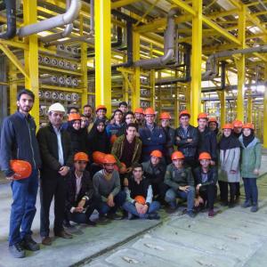 بازدید علمی-واحد اسمز معکوس پتروشیمی شیراز - 